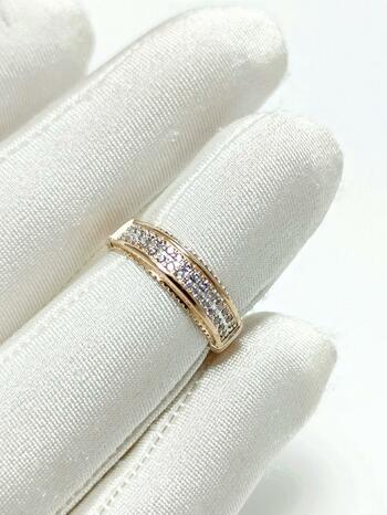 Золотое кольцо женское, вставка фианит