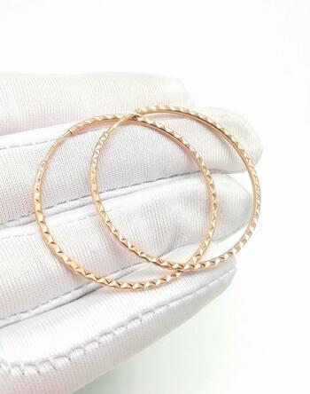 Золотые серьги конго