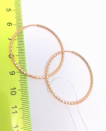 Золотые серьги конго