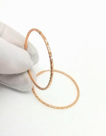 Золотые серьги конго