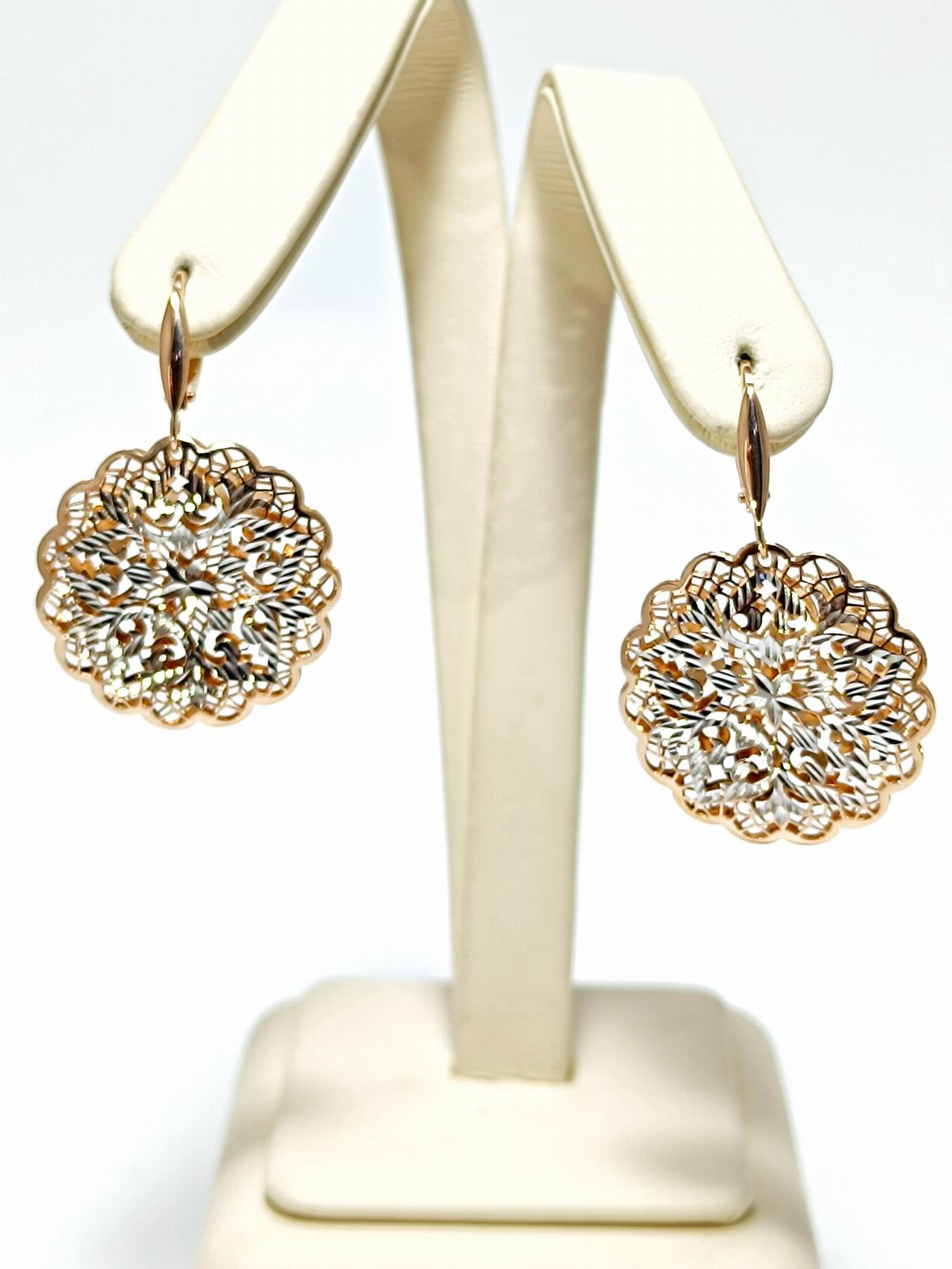 Золотые серьги женские