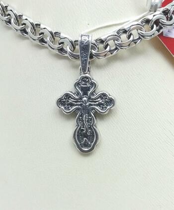 Серебро крест дк081123-297 2,90г