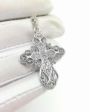 Серебро крест дк081123-298 3,40г