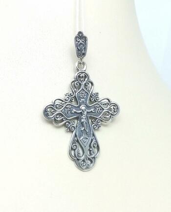 Серебро крест дк081123-299 3,50г