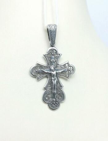 Серебро крест дк081123-302 4,70г