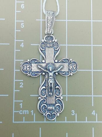 Серебро крест дк081123-260 8,70г