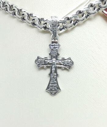 Серебро крест дк081123-289 2,40г