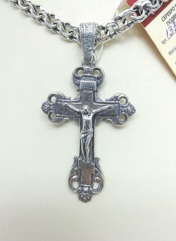 Серебро крест дк110523-153 9,50г