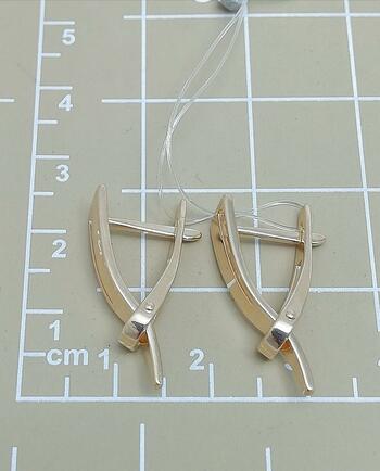 Золотые серьги