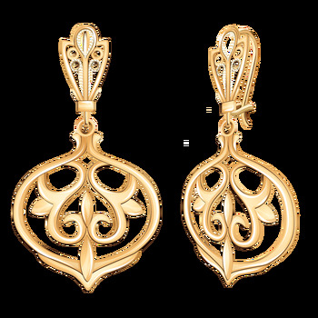 Золотые серьги женские