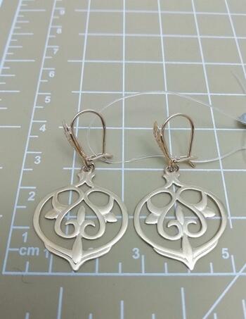 Золотые серьги женские