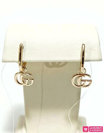 Золотые серьги женские