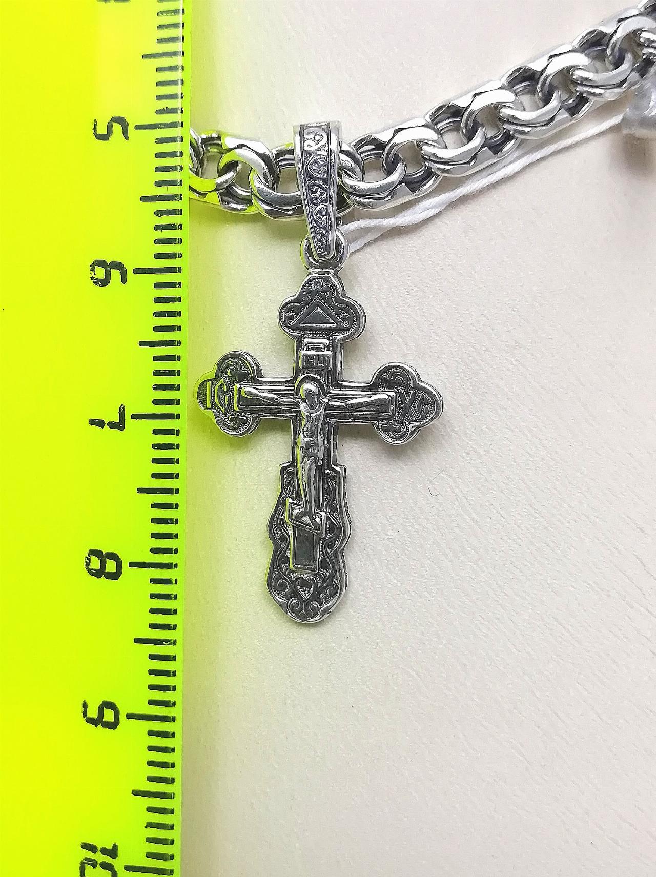 Серебряный крест православный