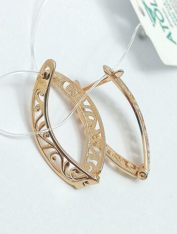 Золотые серьги