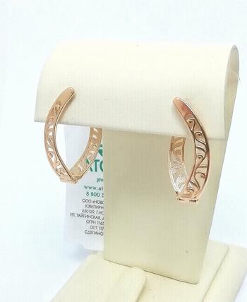 Золотые серьги