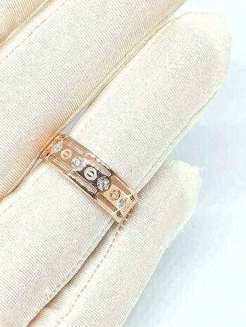 Золотое кольцо, вставка фианит