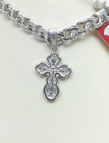 Серебро крест дк240920-289 2,70гр