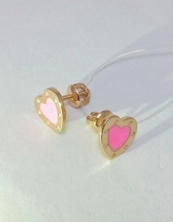 Золотые серьги пусеты