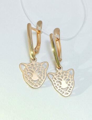 Золотые серьги