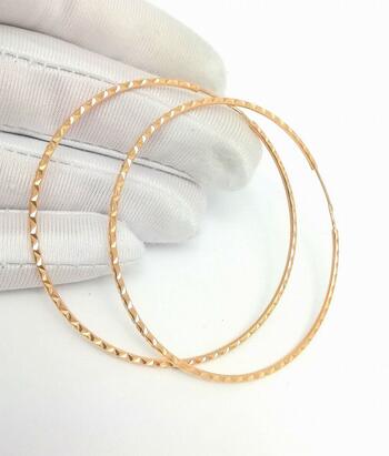 Золотые серьги конго