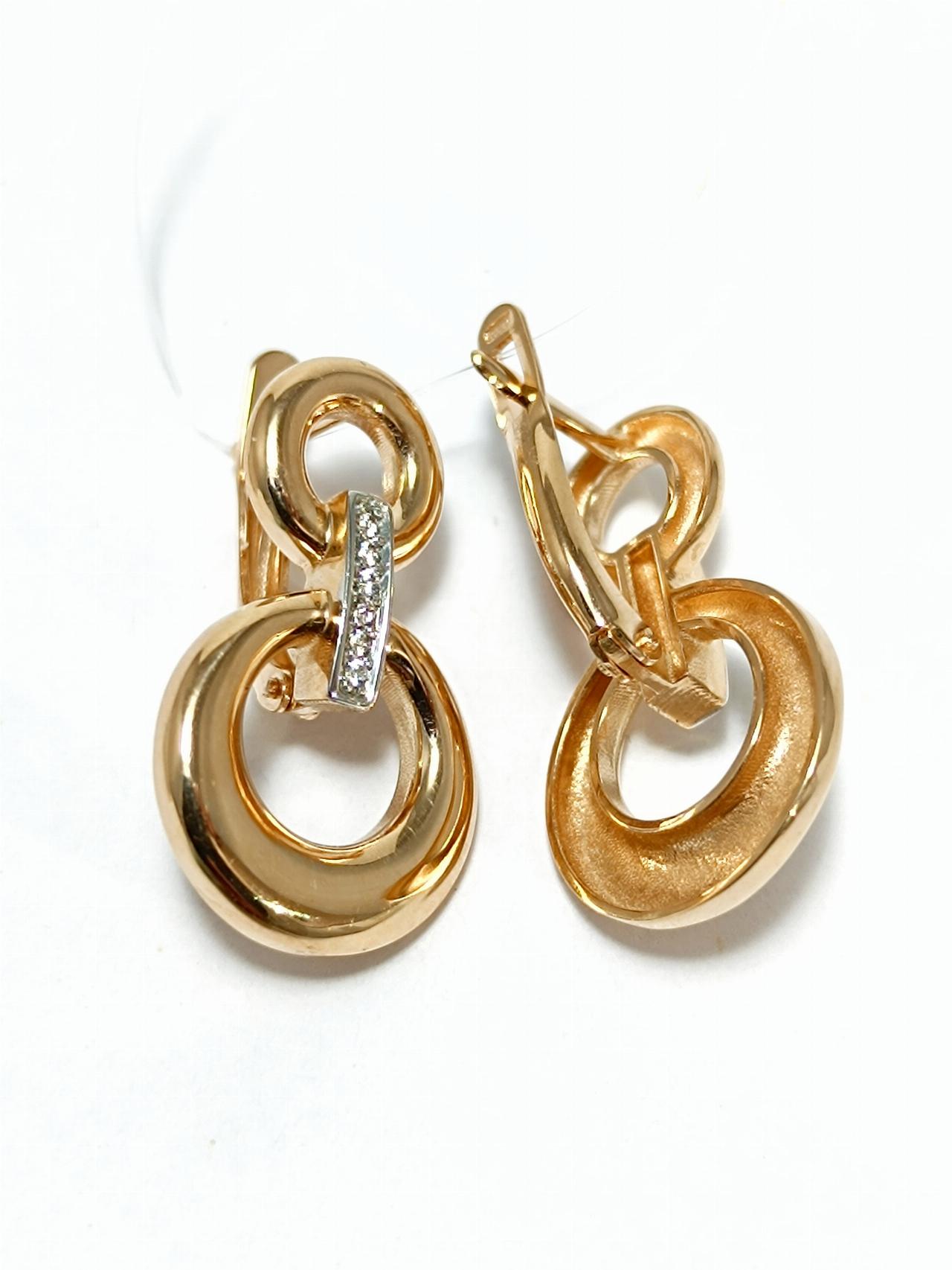 Золотые серьги женские