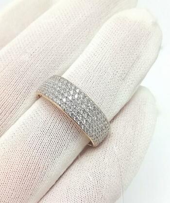 Золотое кольцо, вставка фианит