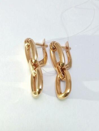 Золотые серьги