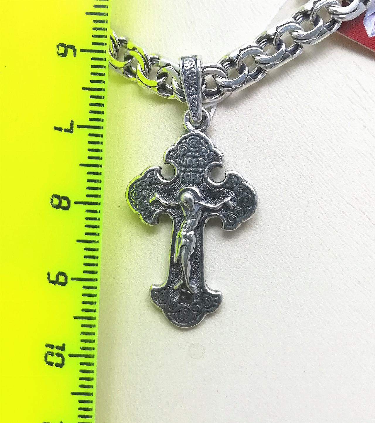 Серебряный крест православный