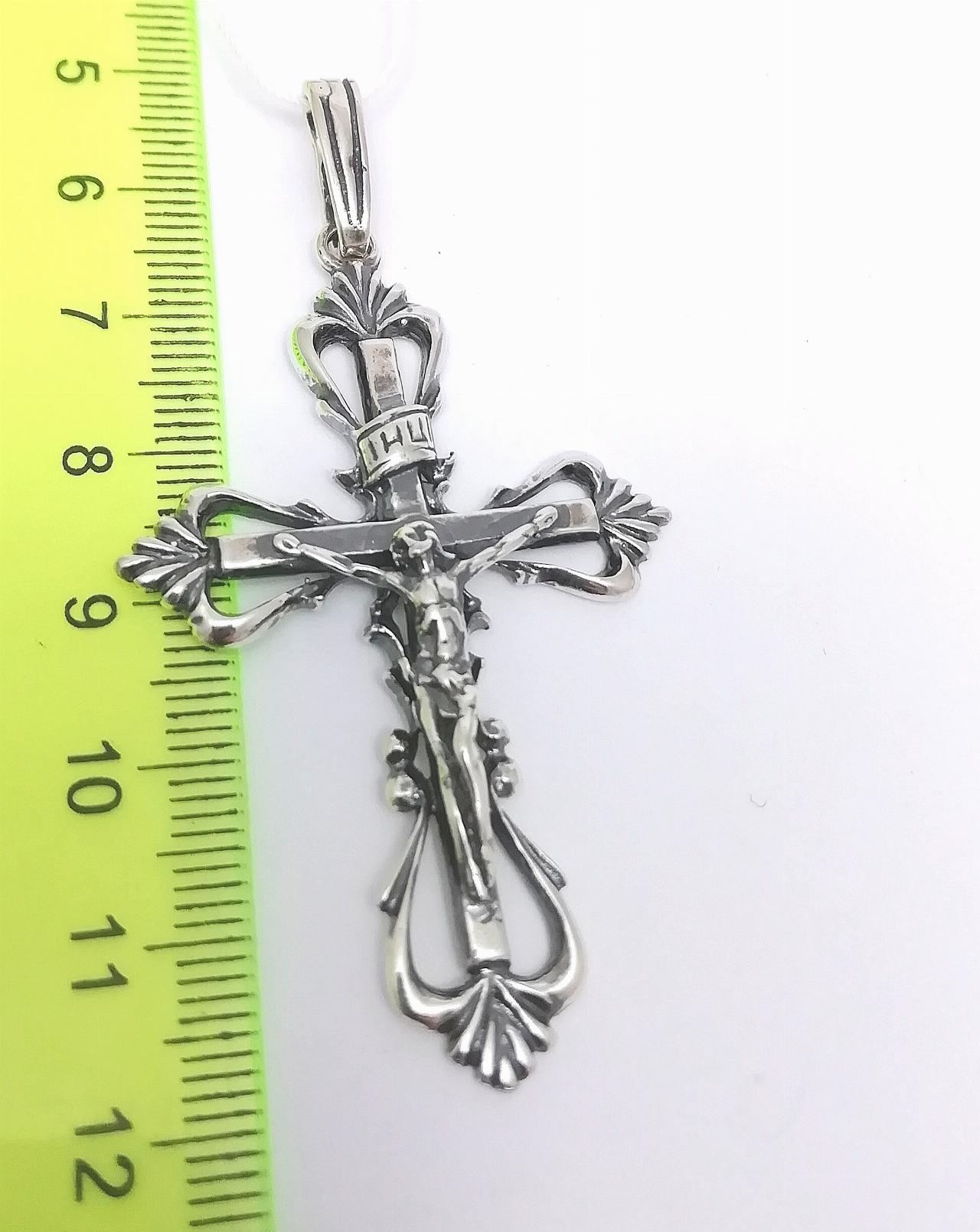 Серебряный крест православный