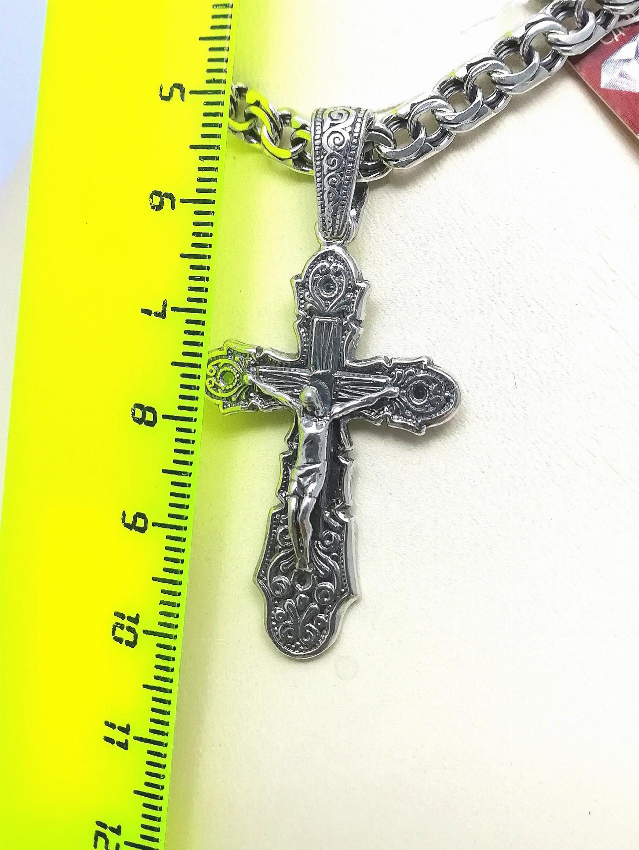 Серебряный крест православный