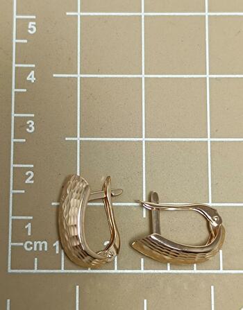 Золотые серьги женские