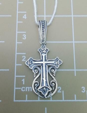 Серебро крест дк081123-213 2,40г