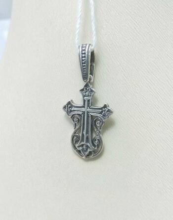 Серебро крест дк081123-213 2,40г
