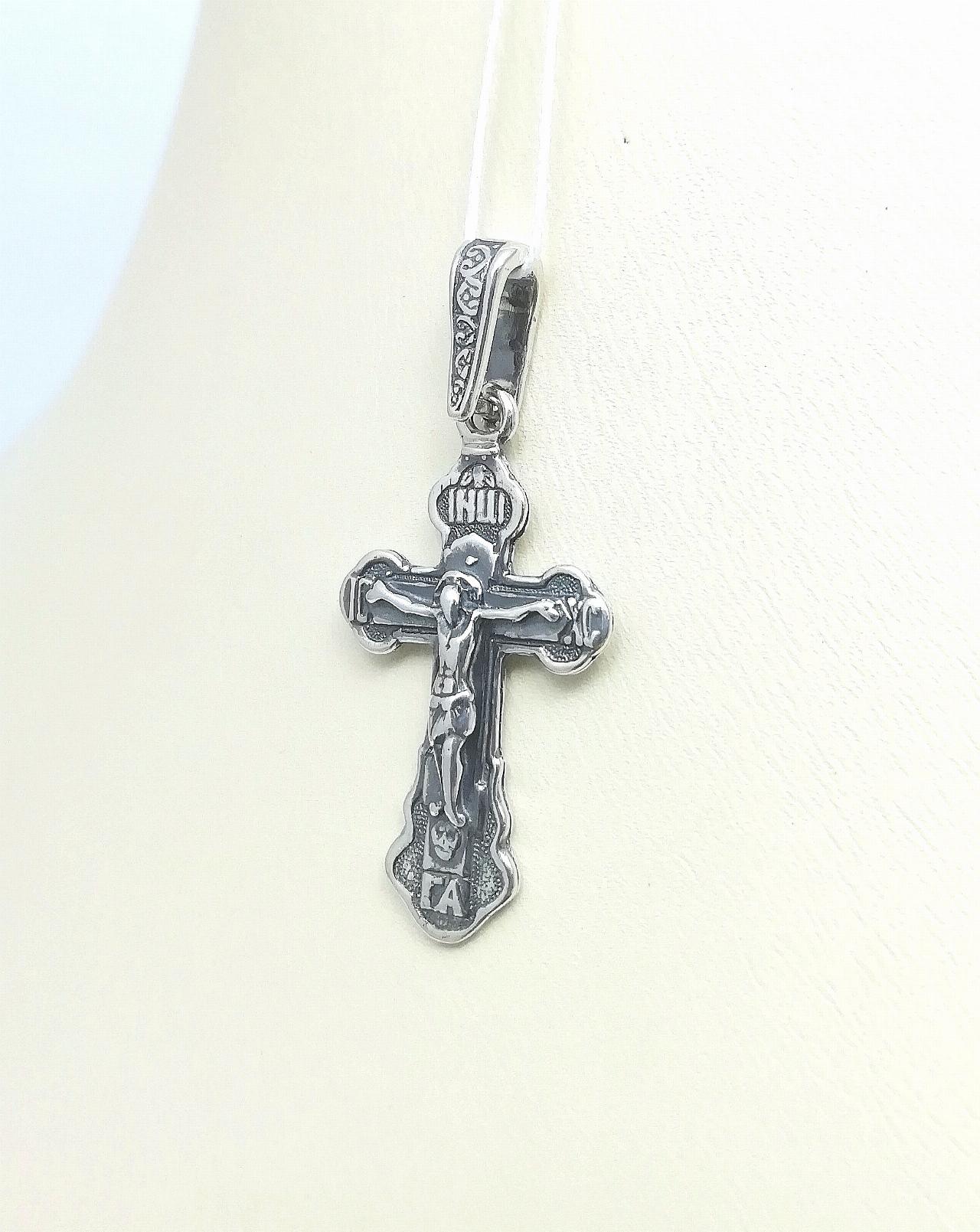 Серебряный крест православный