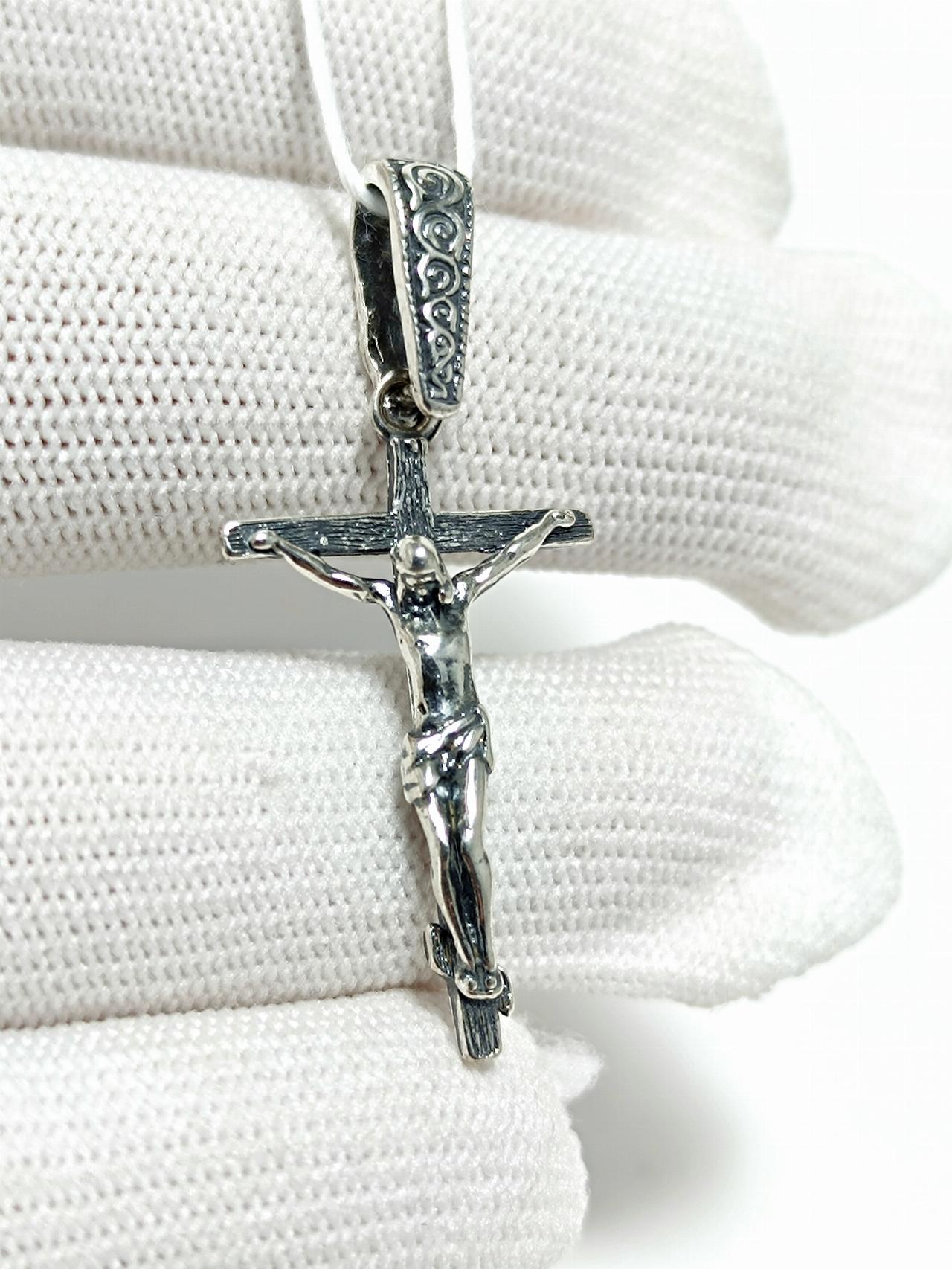 Серебряный крест православный