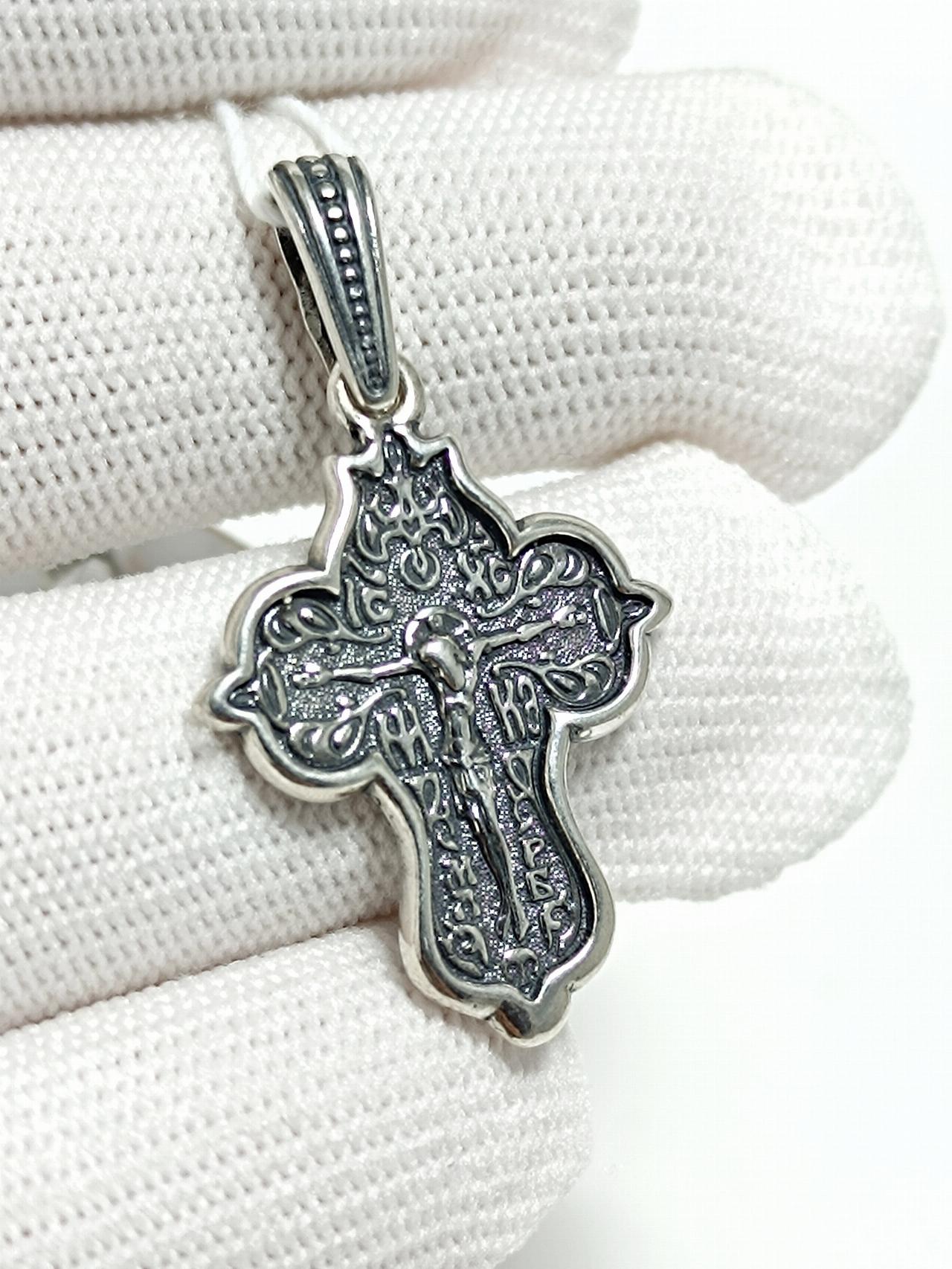 Серебряный крест православный