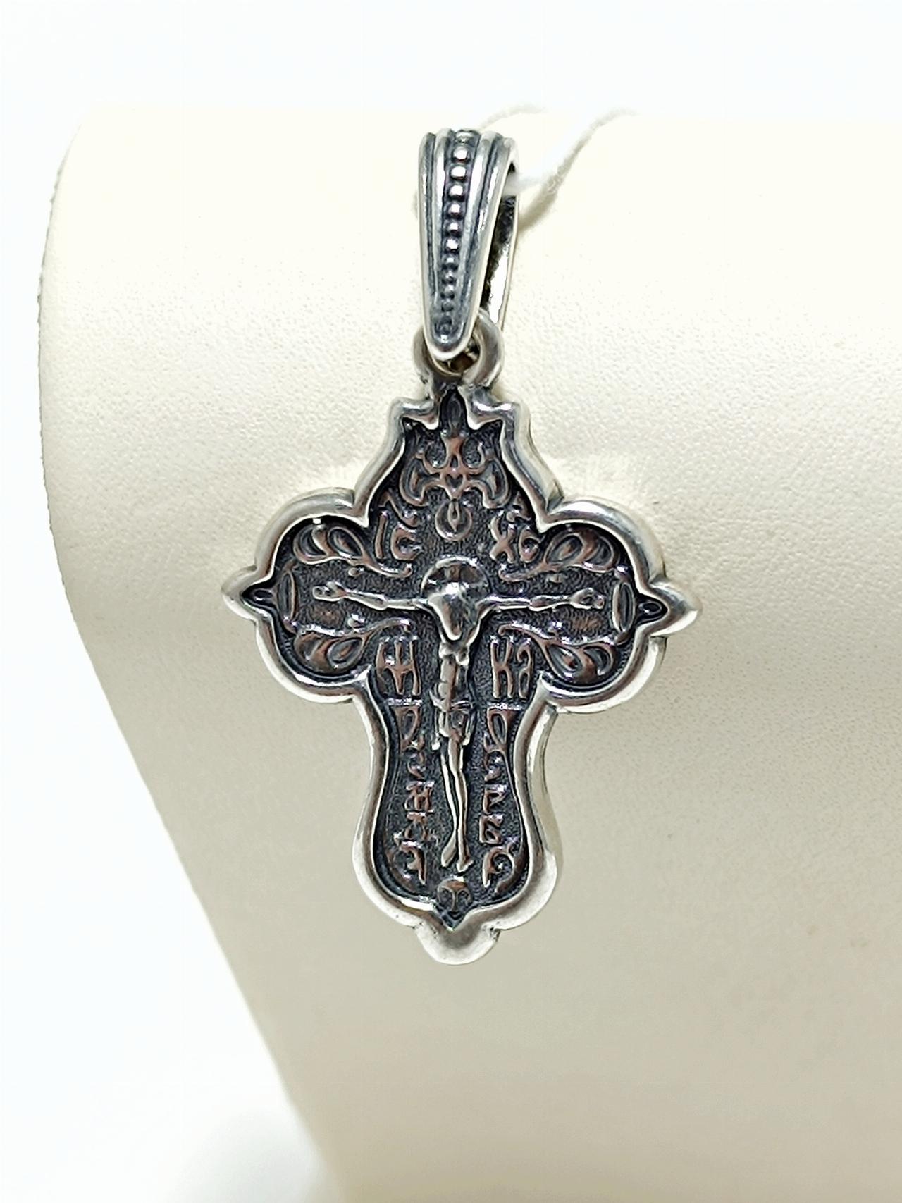 Серебряный крест православный