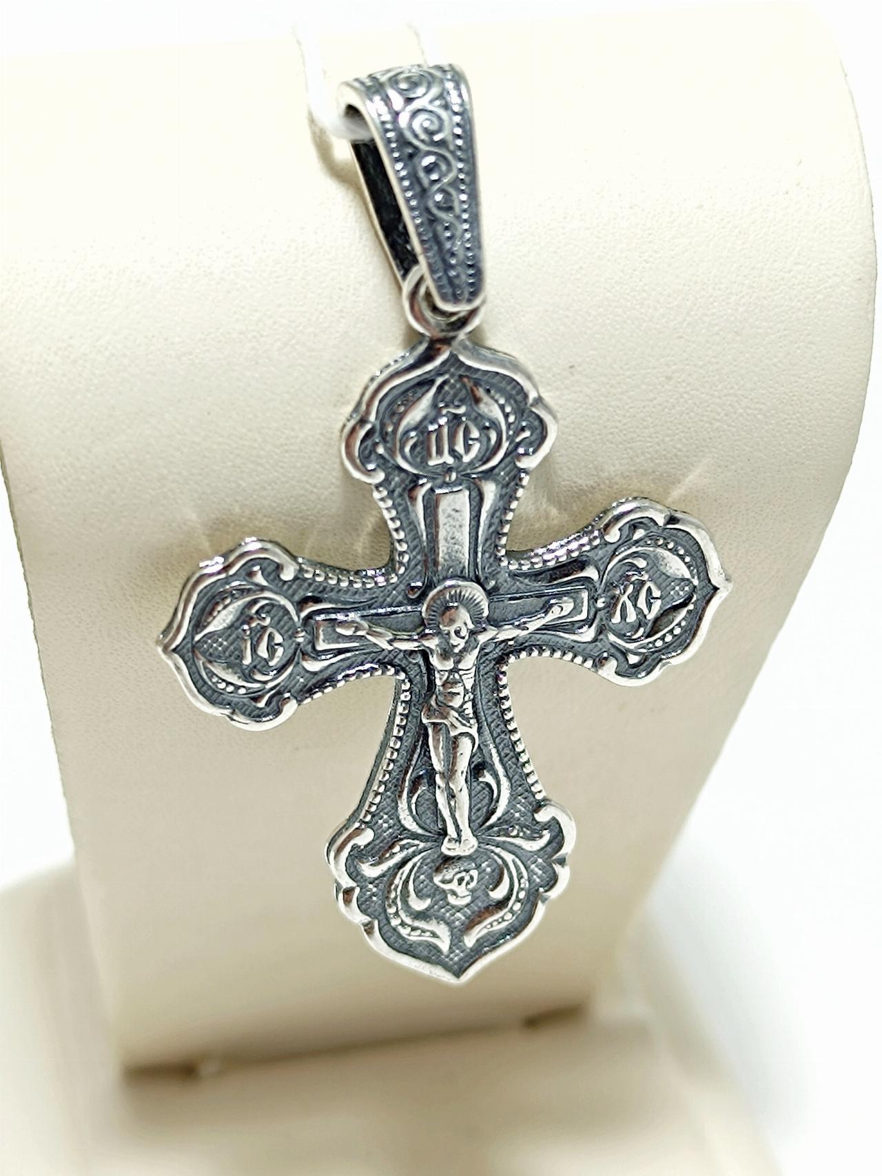 Серебряный крест православный