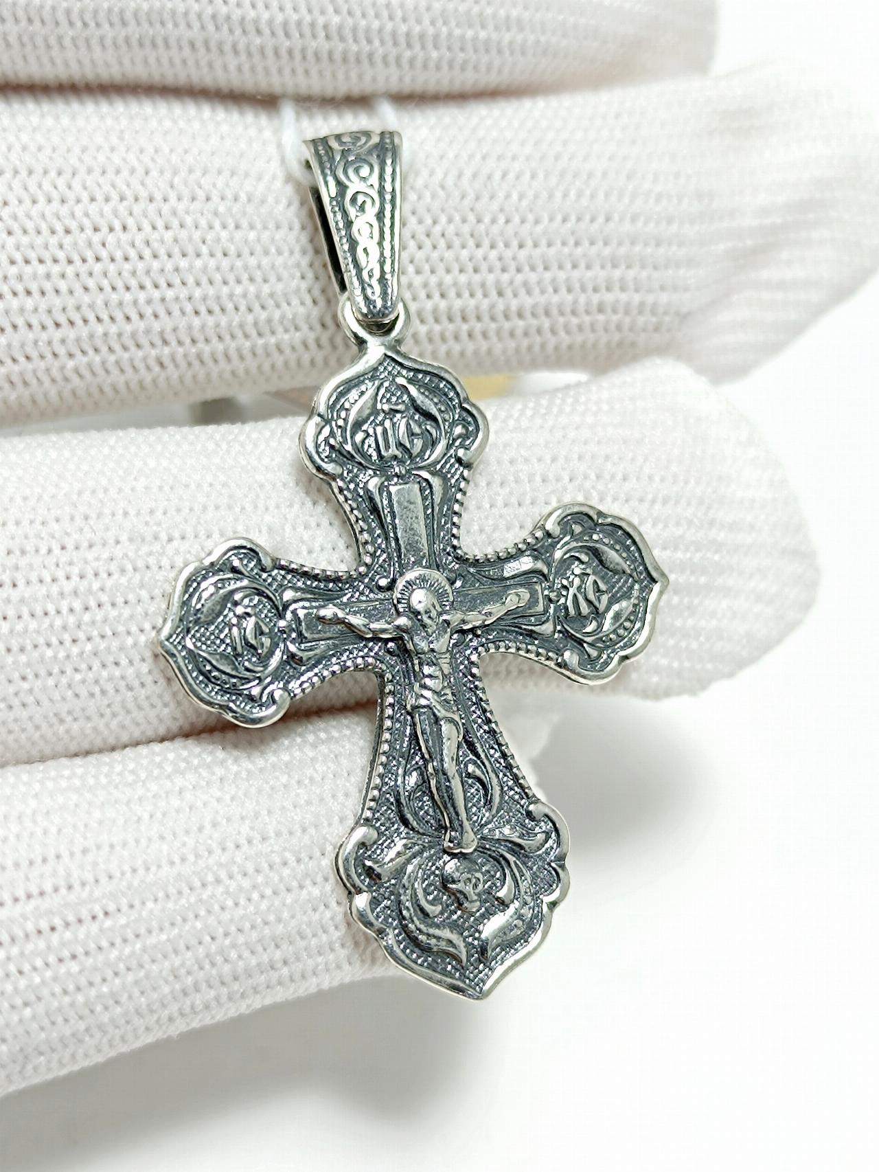 Серебряный крест православный