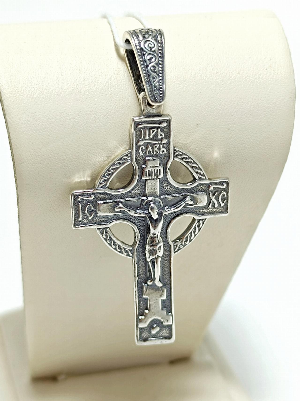Серебряный крест православный