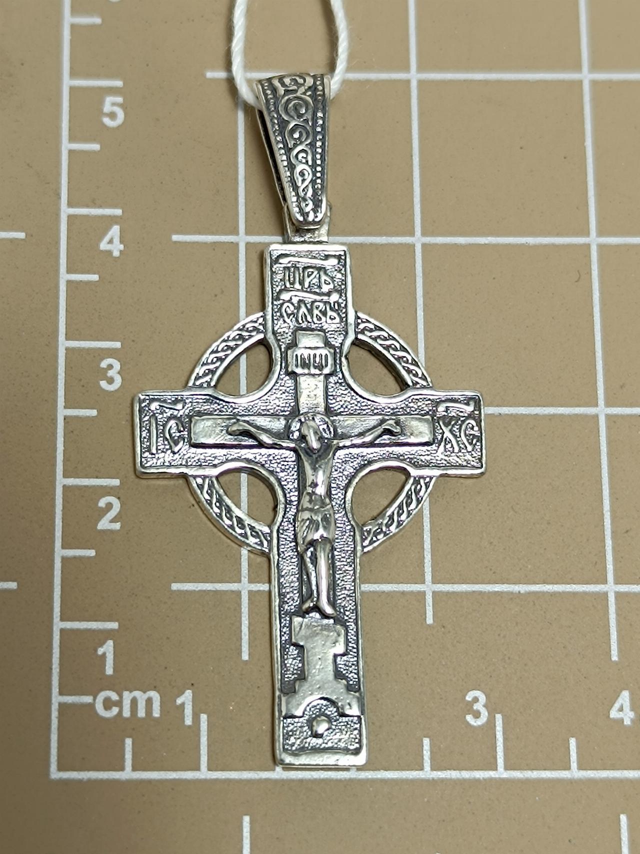 Серебряный крест православный