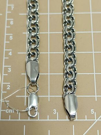 Серебряная цепочка Бисмарк