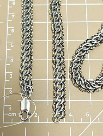 Серебряная цепочка Скорпион