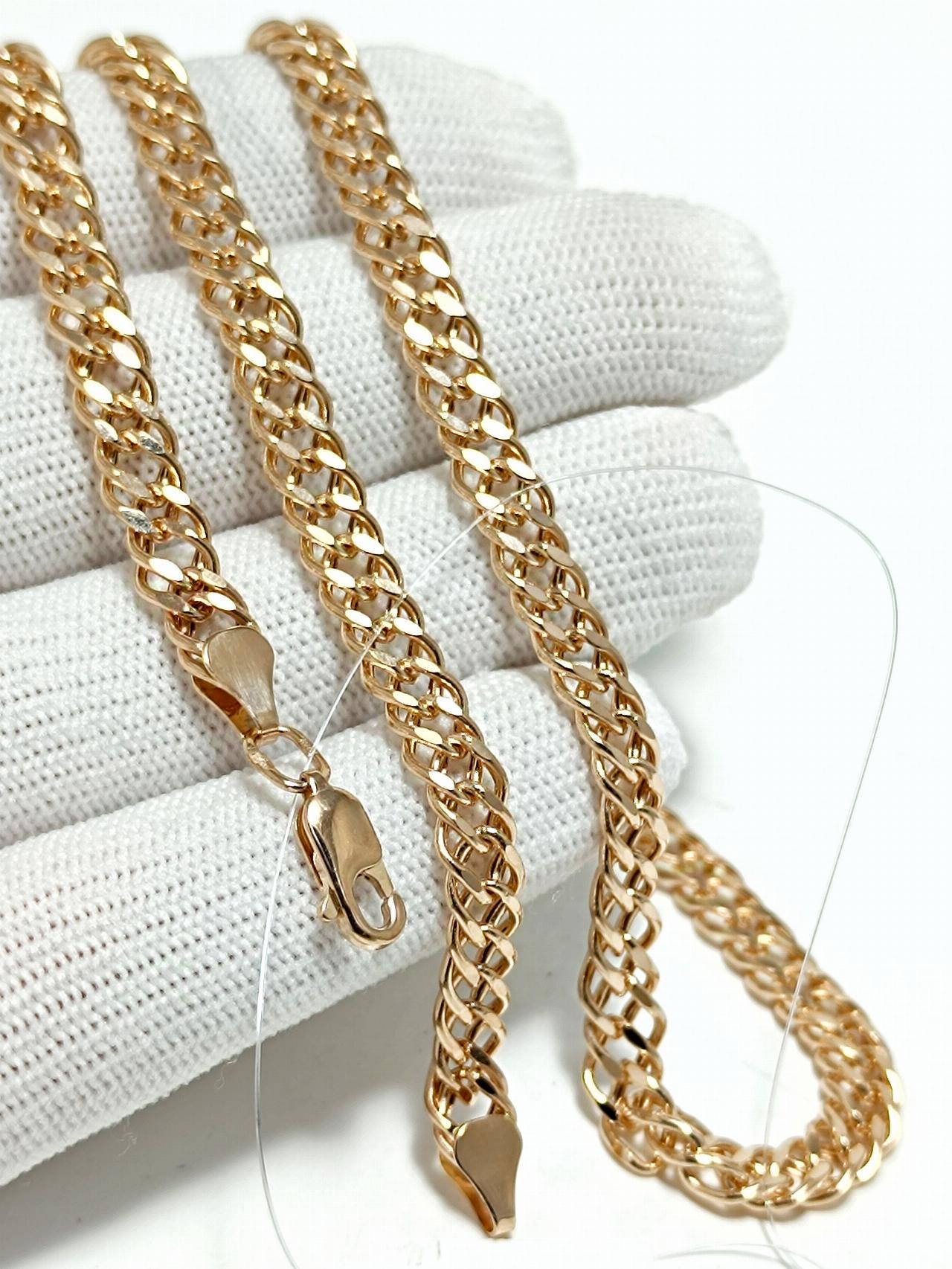 Золотая цепочка Двойной ромб