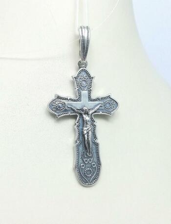 Серебро крест дк110523-223 7,30г