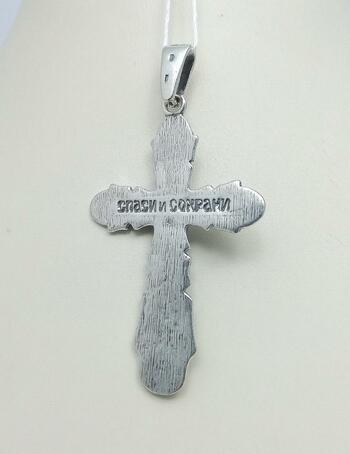 Серебро крест дк110523-233 11,10г