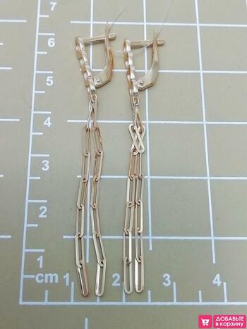 Золотые серьги