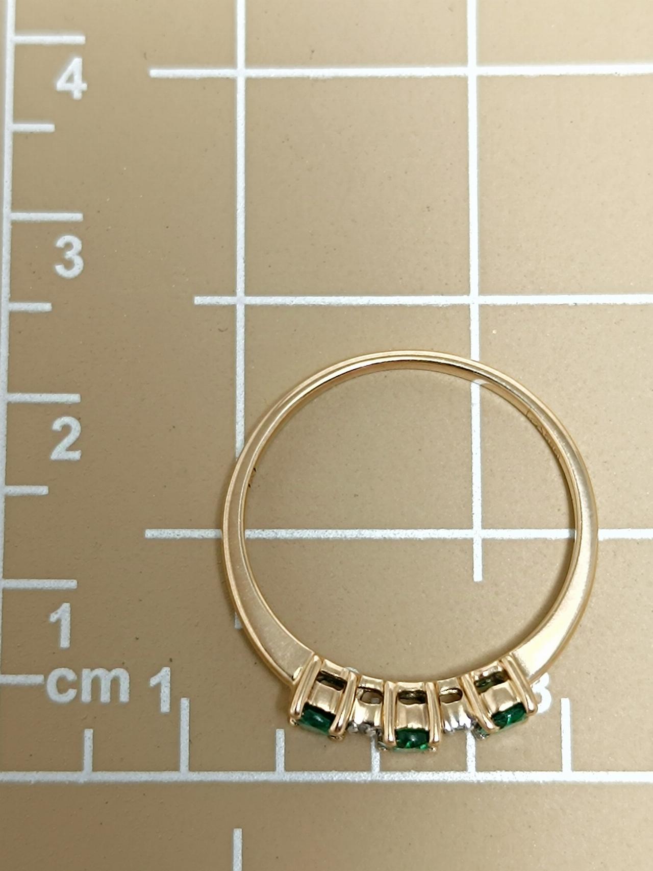 Золотое кольцо дорожка, вставка фианит