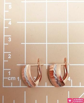 Золотые серьги женские
