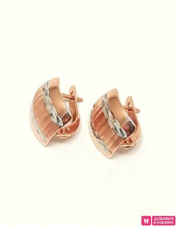 Золотые серьги женские